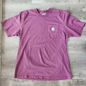 Men's carhartt loose fit shirt large red